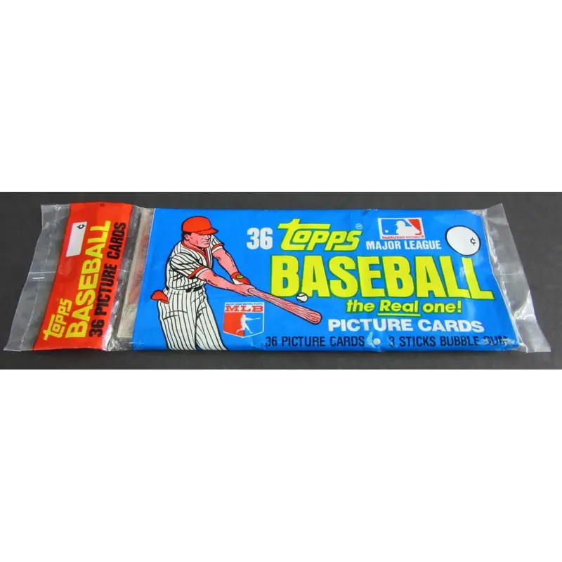 1981 Topps Baseball Unopened Grocery Rack Pack (Authenticate)