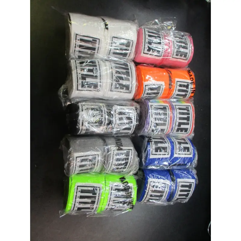 New Title Advanced Semi-Elastic Assorted Hand Wraps - 120 - 130"