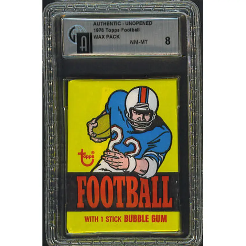 1976 Topps Football Unopened Wax Pack