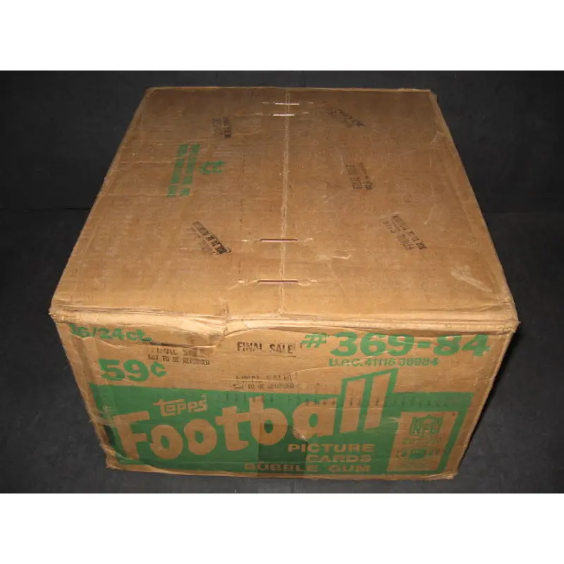 1984 Topps Football Cello Case (16 Box)