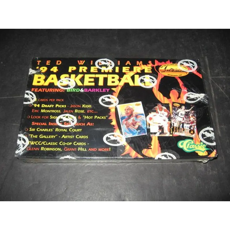 1994 Classic Ted Williams Basketball Box