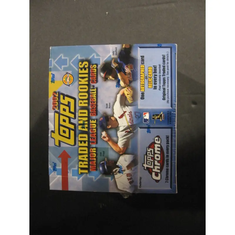2002 Topps Baseball Traded & Rookies Jumbo Box (HTA)