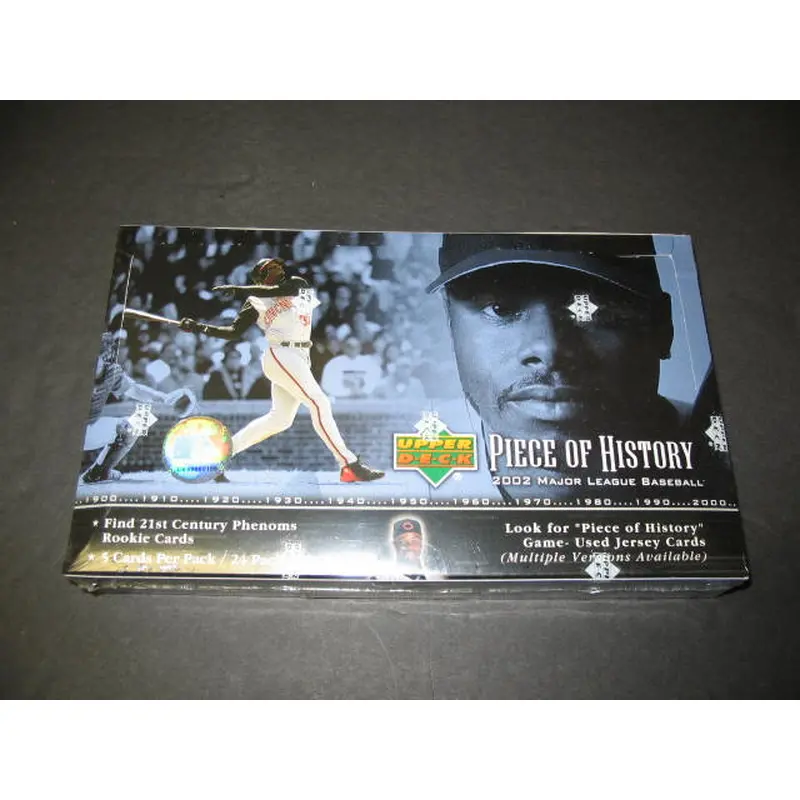 2002 Upper Deck Piece of History Baseball Box (Hobby)