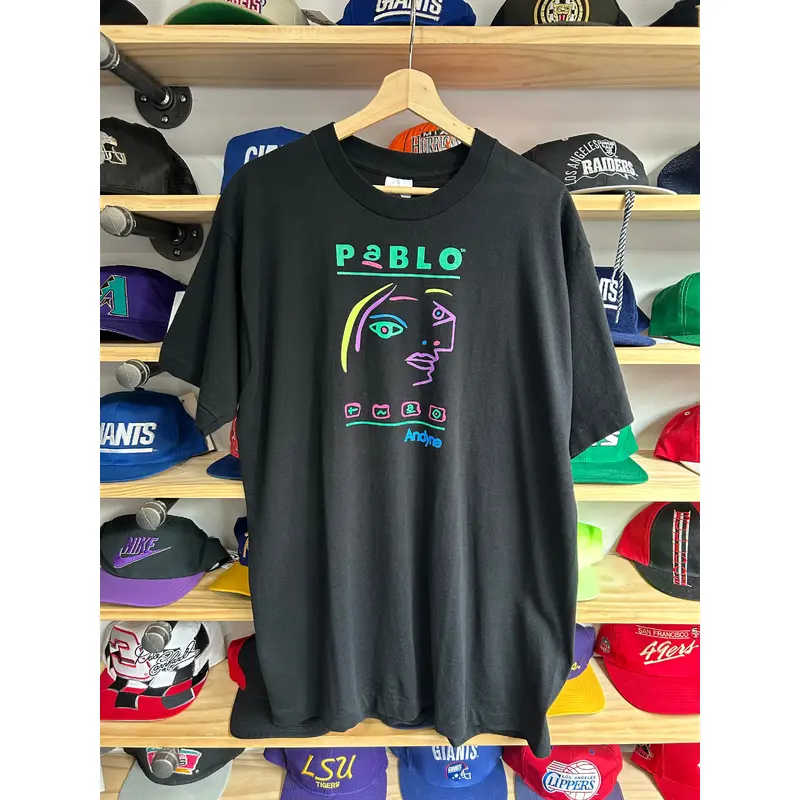 Vintage Deadstock Single Stitched Pablo Picasso Anodyne Art Tee XL
