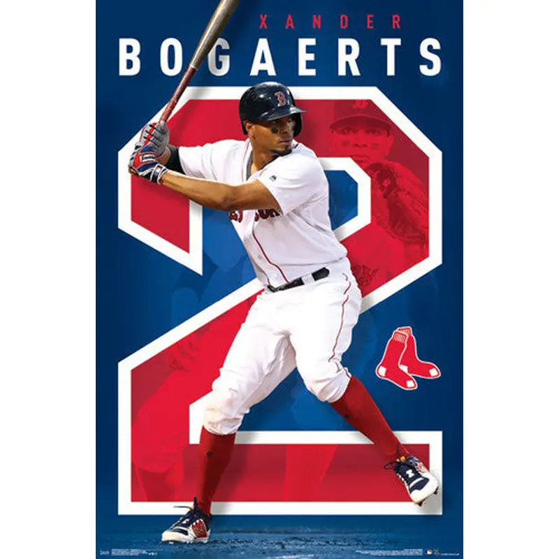 Xander Bogaerts "Superstar" Boston Red Sox Official MLB Baseball Poster - Trends 2017