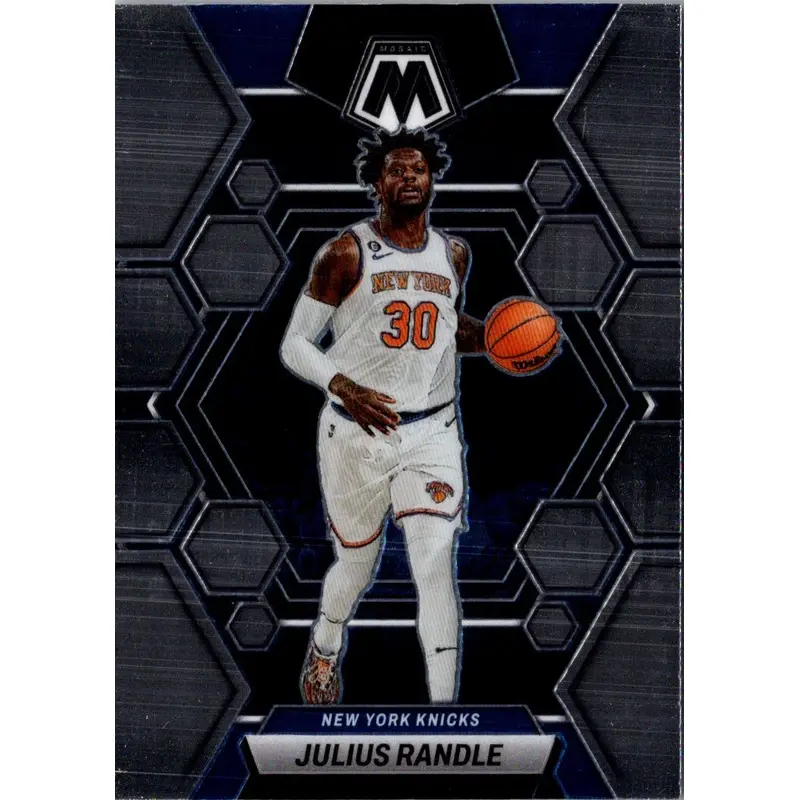 2022 Panini Mosaic Blue Julius Randle #35
