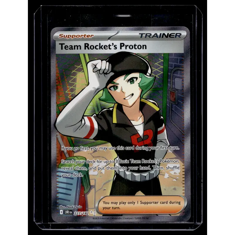 2025 Pokemon Scarlet & Violet - Destined Rivals - Ultra Rare - Team Rocket's Proton #227