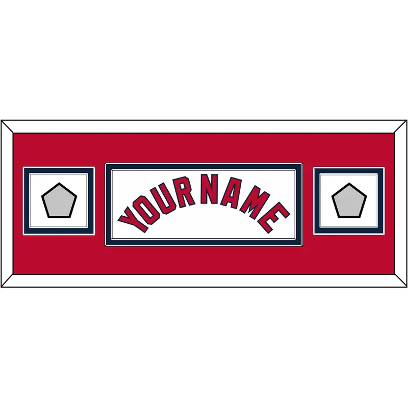 St. Louis Name & 2 World Series Champions Patches - Home White (2006-2012) - Double Mat 4