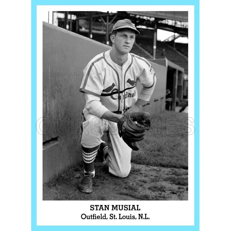 Stan Musial 1947 Tip Top Bread Custom Card - 3837
