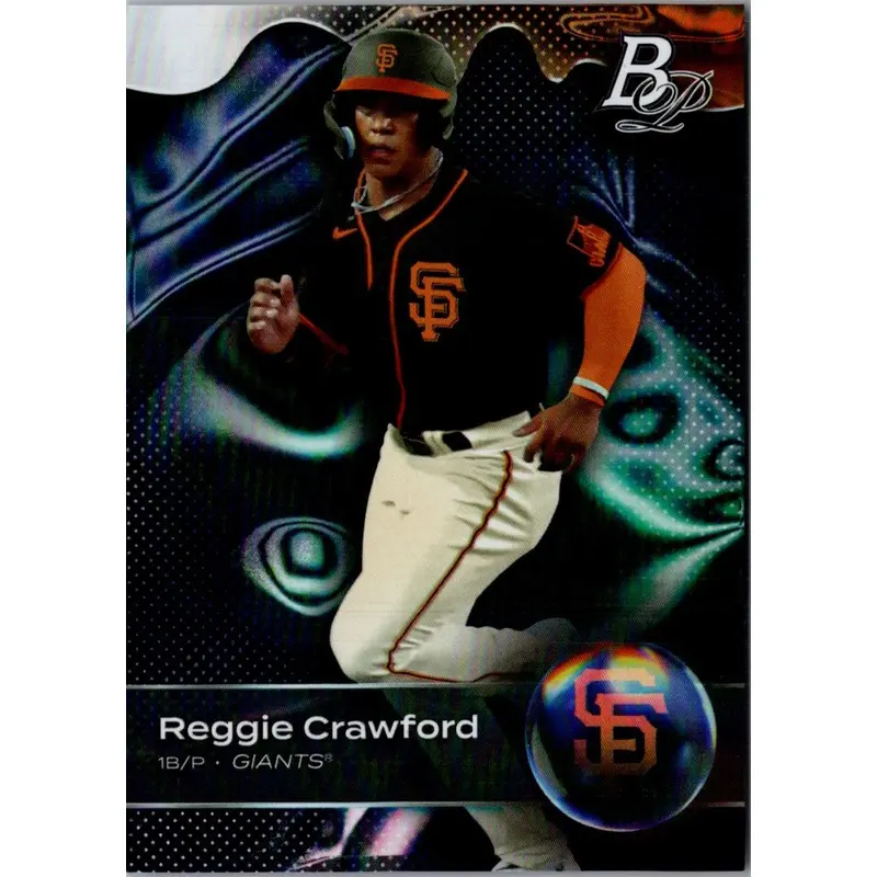 2023 Bowman Platinum Top Prospects Reggie Crawford #TOP-17