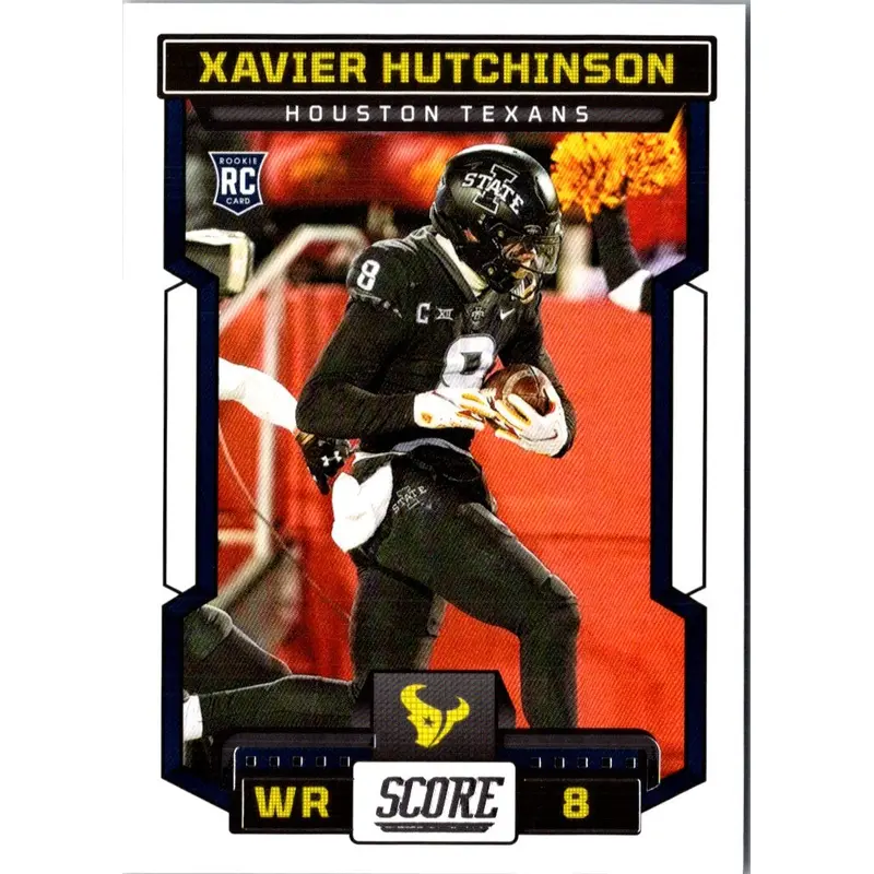 2023 Score Xavier Hutchinson #356 Rookie