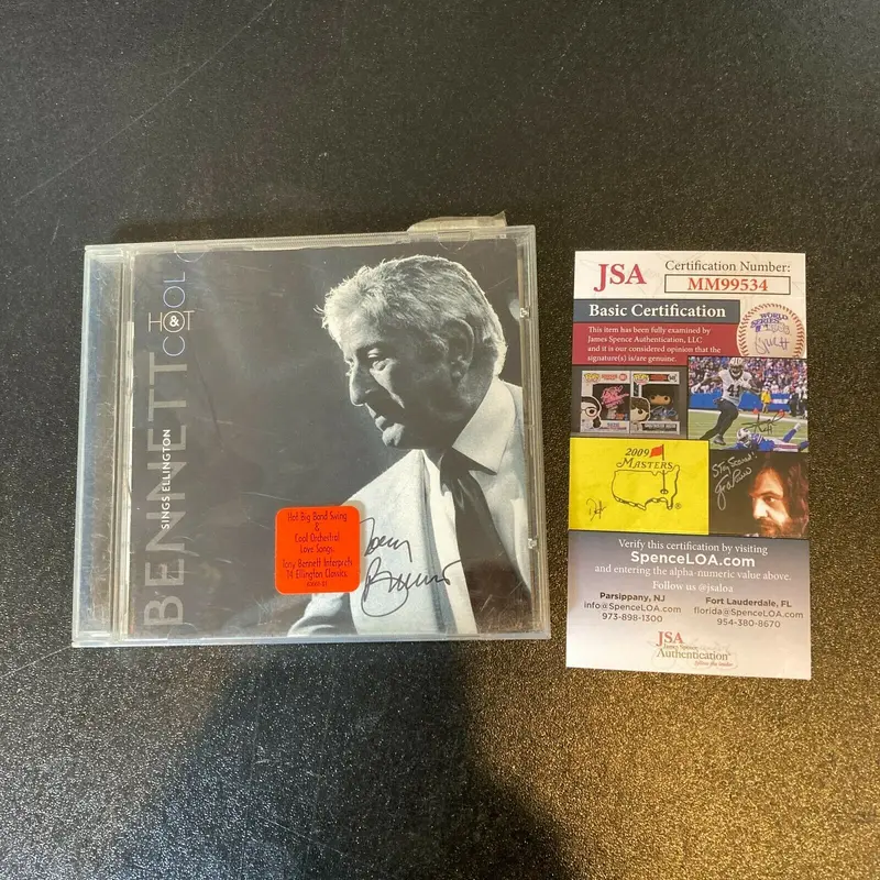 Tony Bennett Signed Autographed CD With JSA COA