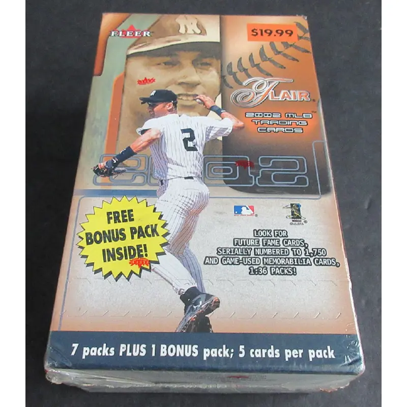 2002 Fleer Flair Baseball Blaster Box (8/5)