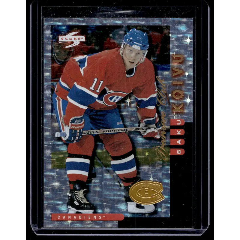1997-98 Score Team Collection - Montreal Canadiens - Premiere Club - Saku Koivu #7