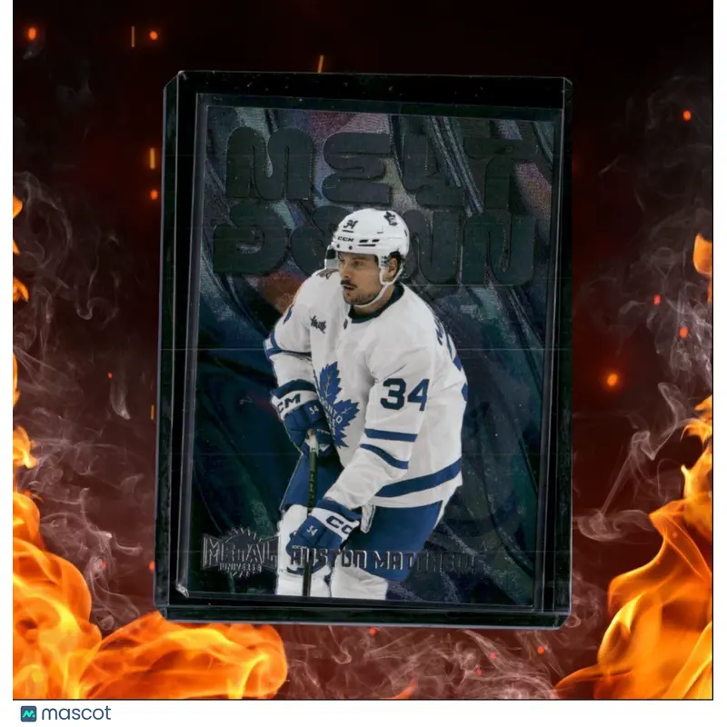 2023-24 SkyBox Metal Universe Auston Matthews Meltdown #M11