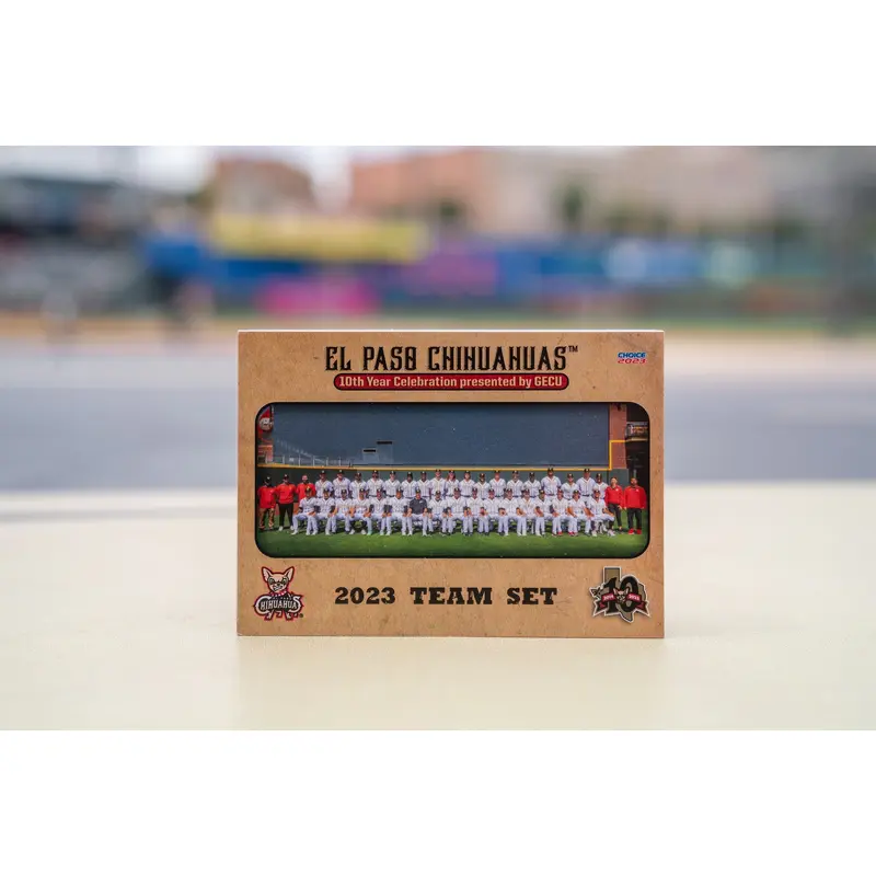 2023 CHIHUAHUAS OFFICIAL TEAM CARD SET