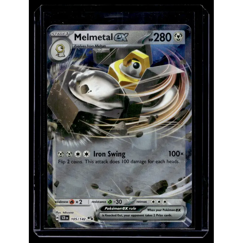 2024 Pokemon - Scarlet & Violet - Stellar Crown - Melmetal ex #105