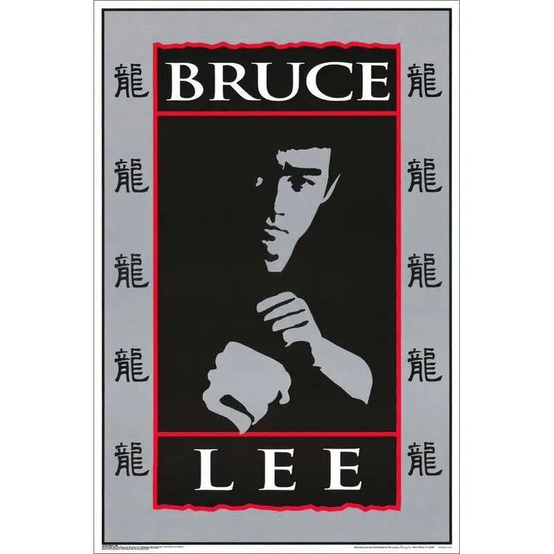 Bruce Lee Shaolin Martial Arts Tribute Poster - Starmakers Rising Inc.