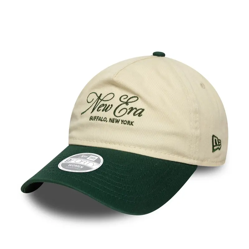 Womens New Era Cream 9TWENTY A-Frame Adjustable Cap