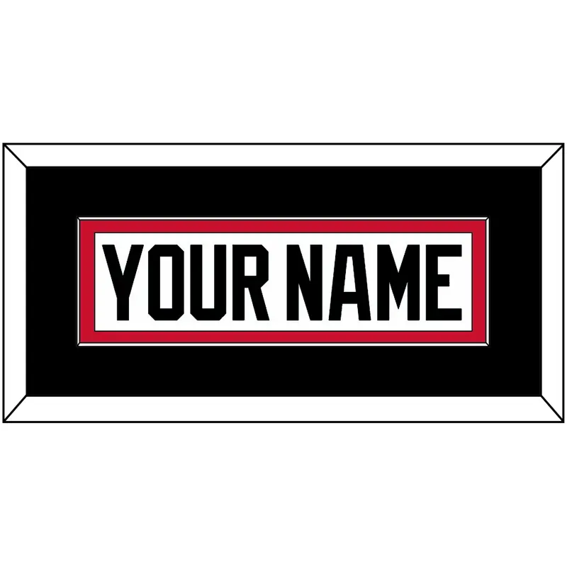 Chicago Nameplate - Road White - Single Mat 3