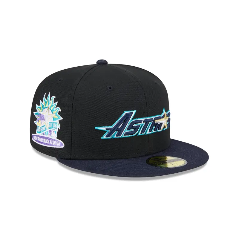 New Era - 59fifty Fitted Cap - Houston Astros - RETRO SPRING TRAINING - Black