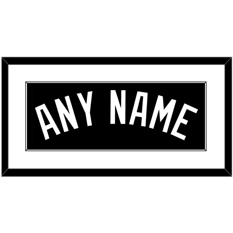 San Antonio Name - Road Black (2002-2017) - Single Mat 1