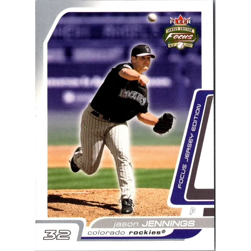 2003 Fleer Focus Jersey Edition Jason Jennings #134