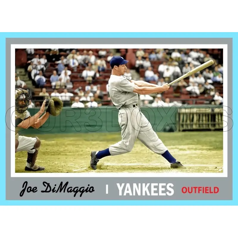 Joe Dimaggio 1970 Topps Custom Card - 4558
