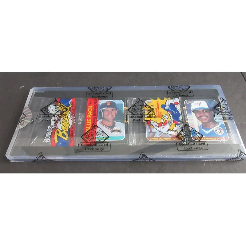 1987 Donruss Baseball Unopened Rack Pack (Will Clark Top) (BBCE)