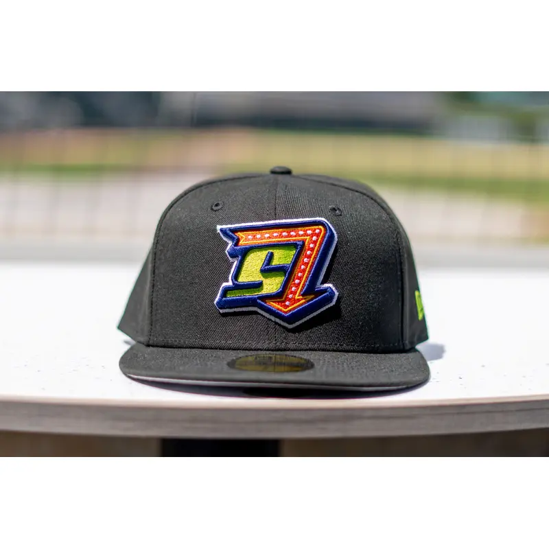 5950 Black AL2 Fitted Hat