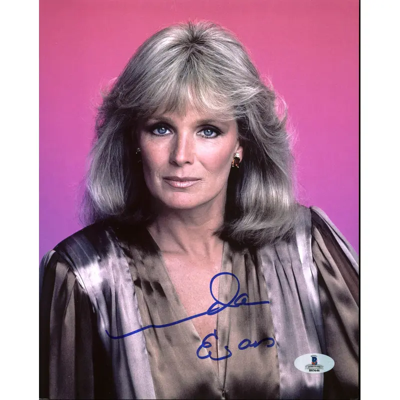 Linda Evans Dynasty Authentic Signed 8X10 Photo Autographed BAS #B03646