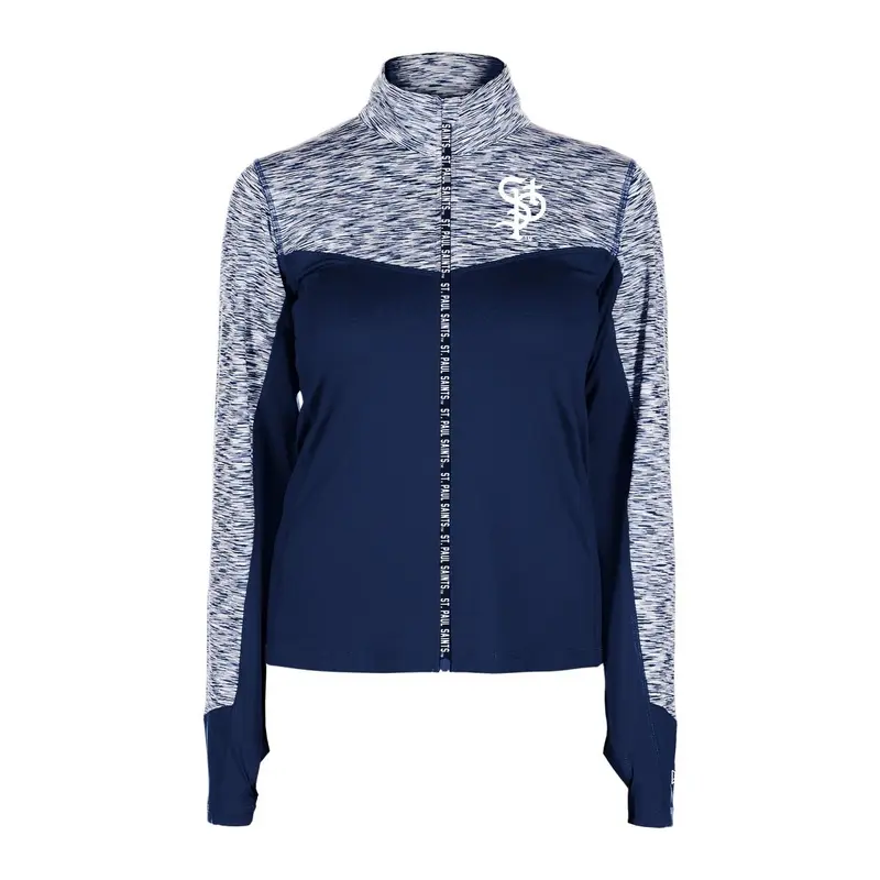 Saints New Era Women's Space Dye Full Zip Jacket