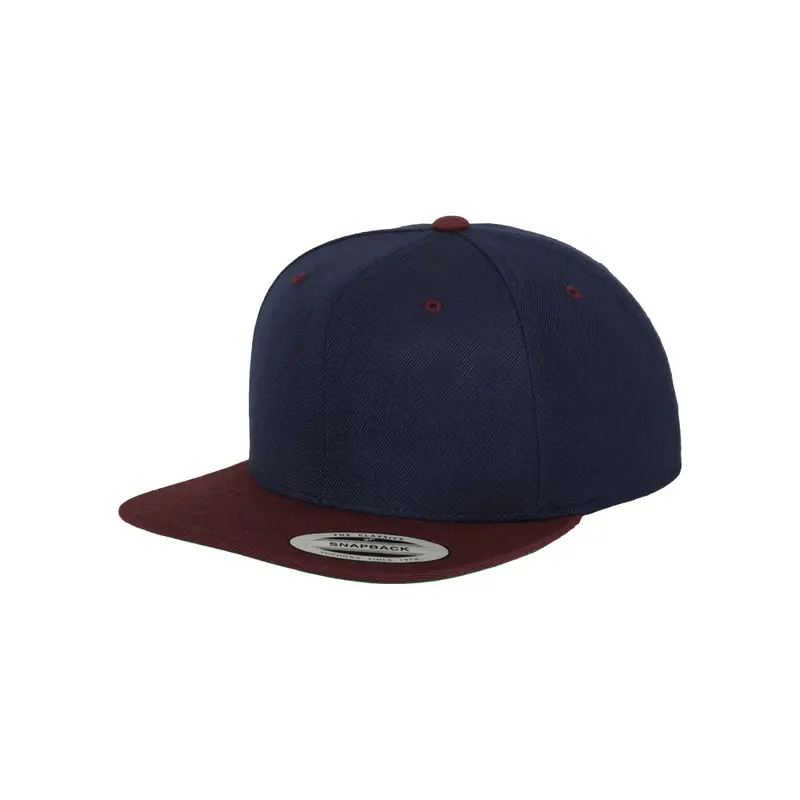 Classic Snapback 2-Tone - Navy/Maroon