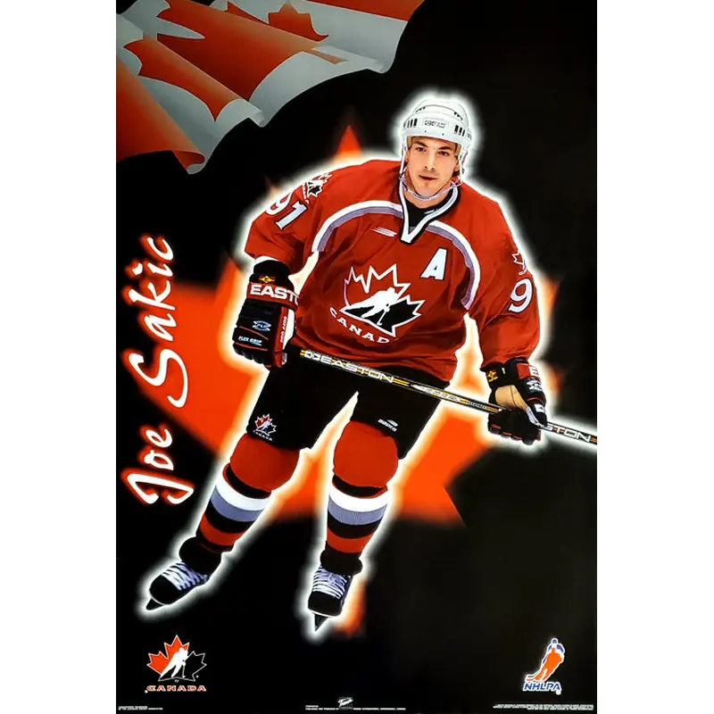 Joe Sakic Team Canada 1998 Hockey Action Poster - Trends International