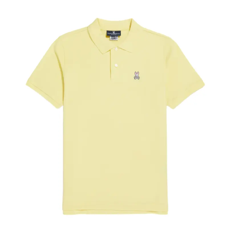 PSYCHO BUNNY POLO YELLOW PSYCHO BUNNY KIDS B0K001W1PC YELLOW