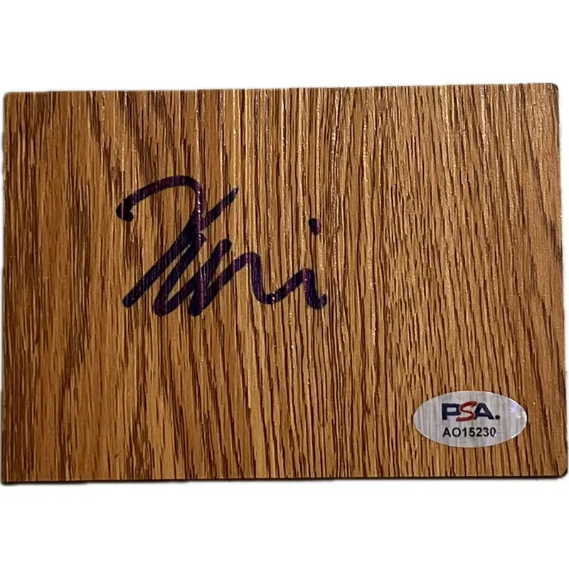 Kai Jones Signed Floorboard PSA/DNA Autographed Clippers
