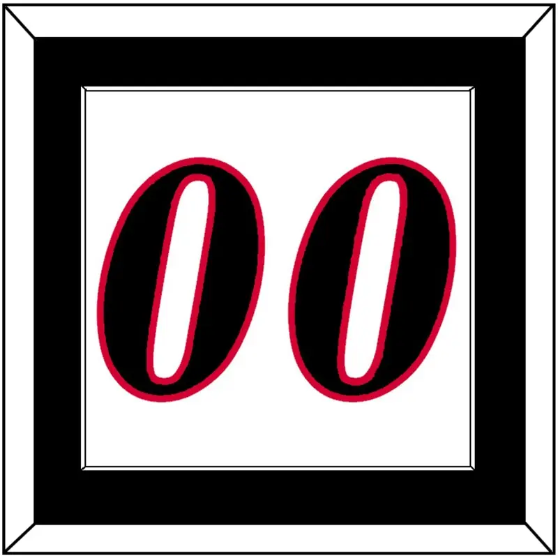 Philadelphia Number - Home White (1997-2009) - Single Mat 1