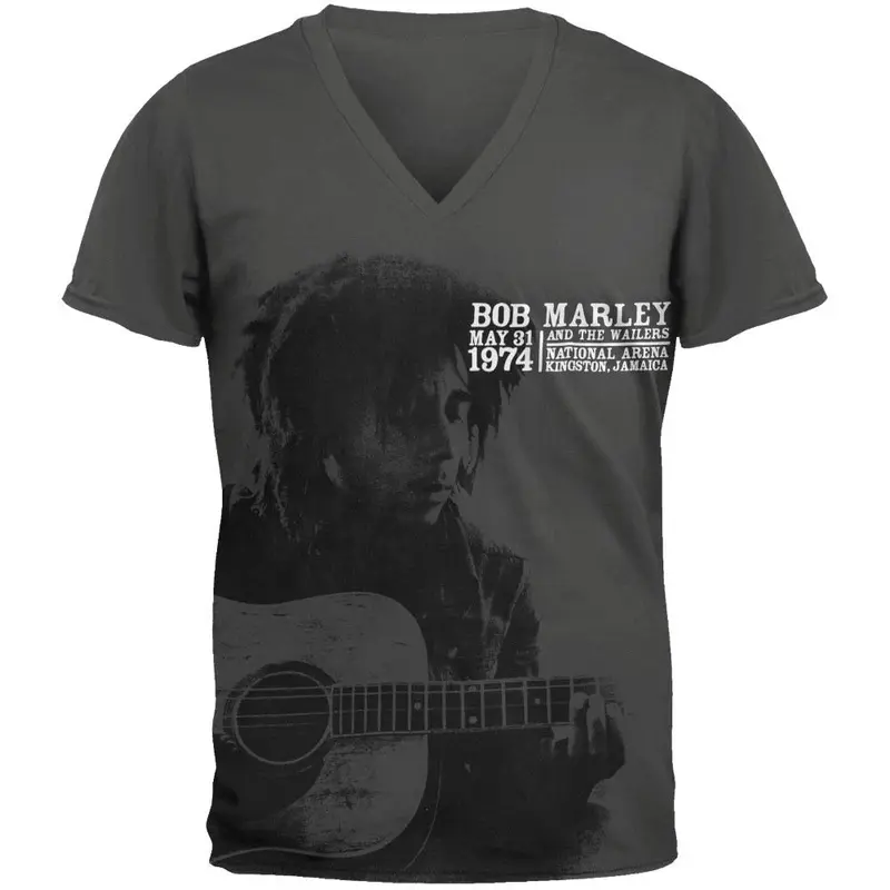 Bob Marley - National Arena 1974 Soft V-Neck T-Shirt