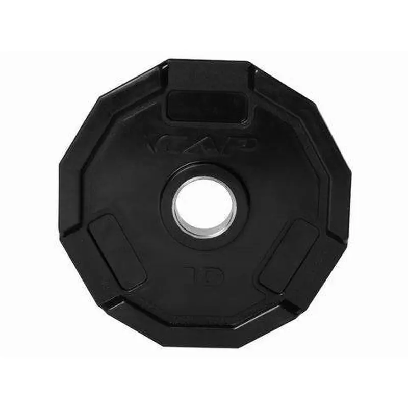 New Cap 25 lb Olympic 12-Sided Rubber Weight Plate