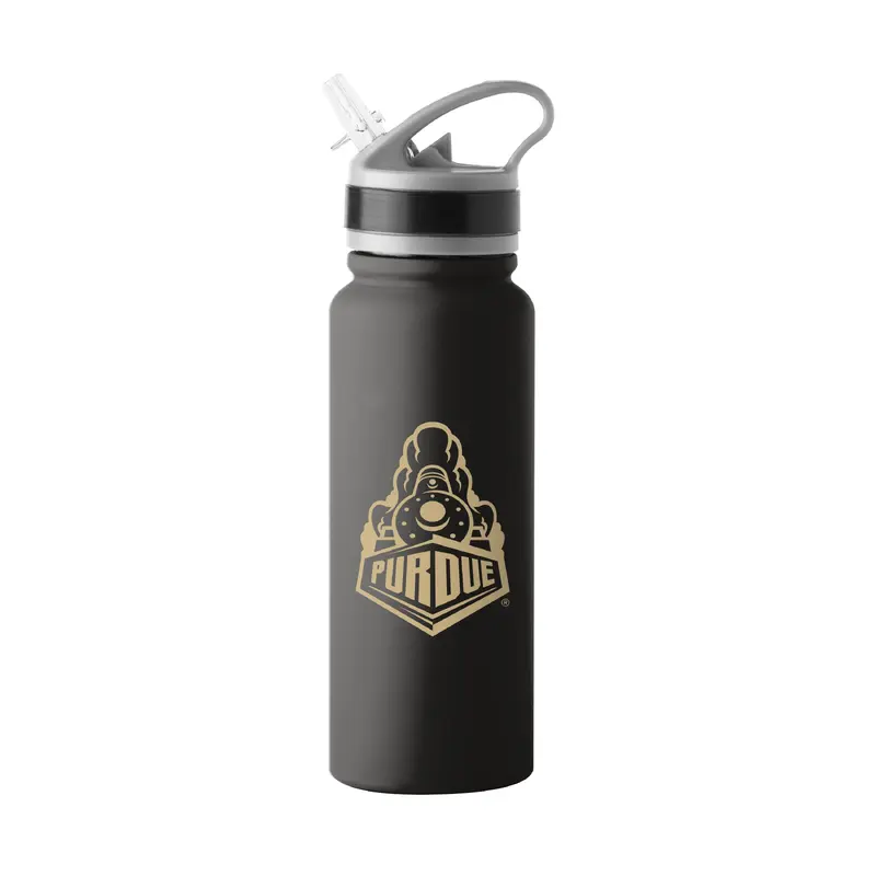 Purdue 25oz Logo SingleWall FlipTop Bottle