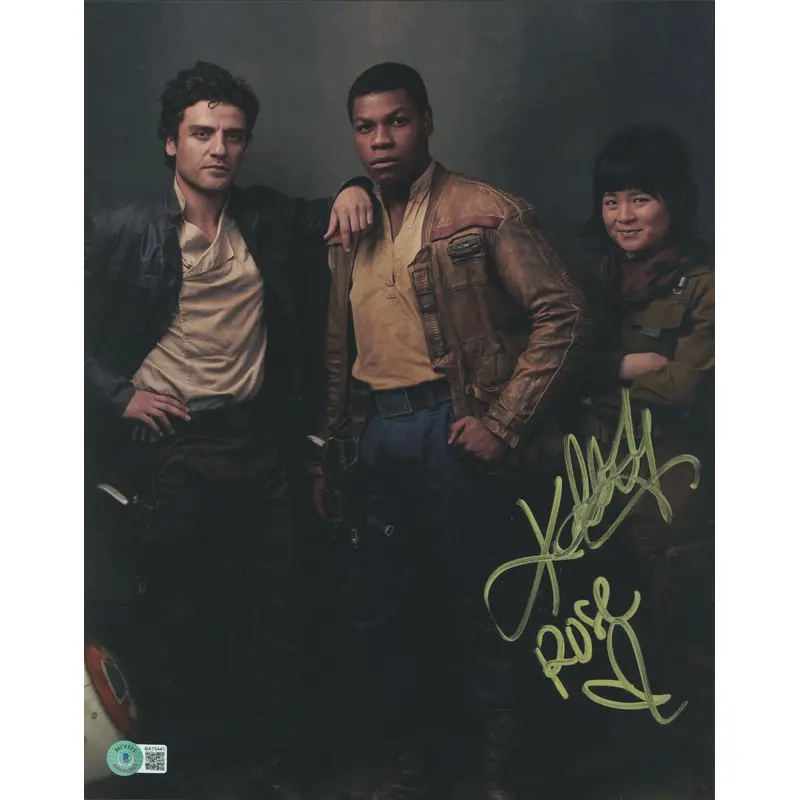Kelly Marie Tran Star Wars The Last Jedi "Rose" Signed 11x14 Photo BAS #BA75443