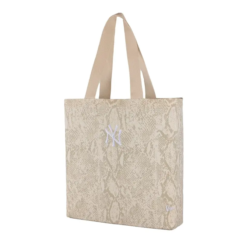 New York Yankees Animal Print Cream Tote Bag