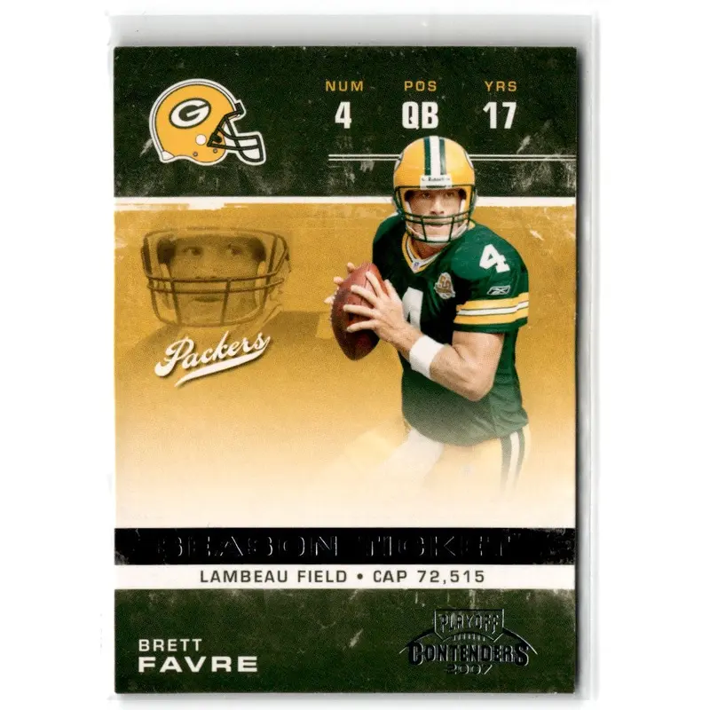 2007 Playoff Contenders Brett Favre #37