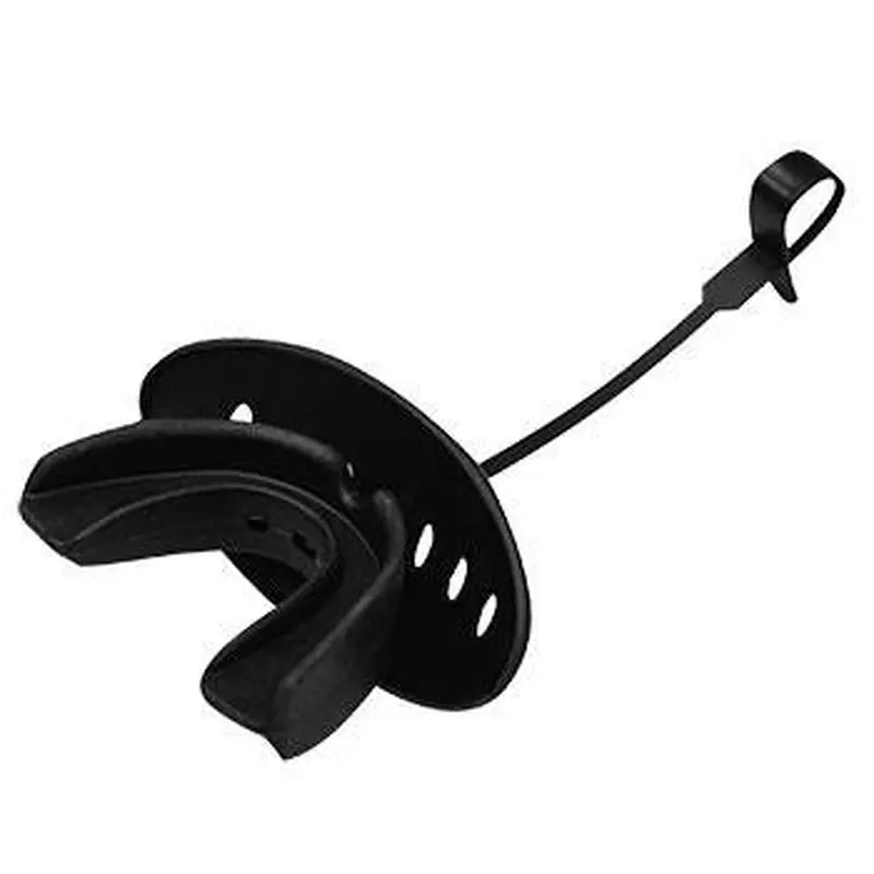 New Champro Boil 'n Bite Mouthguard w/ Lip Protector - Adult Black