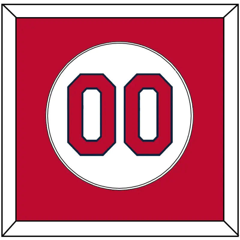St. Louis Number - Home White - Single Mat 1