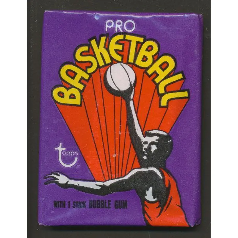 1972/73 Topps Basketball Unopened Wax Pack