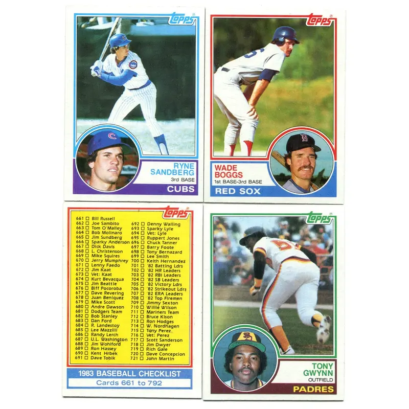 1983 Topps Baseball Complete Set NM NM/MT (792) (23-140)