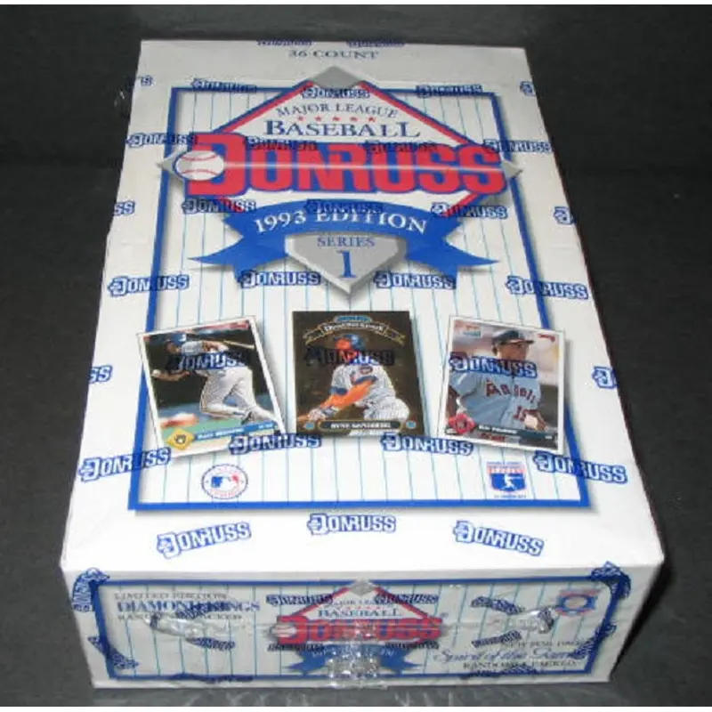 1993 Donruss Baseball Series 1 Box (36/14)