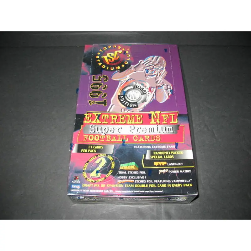 1995 Topps Stadium Club Football Series 2 Box (Hobby)