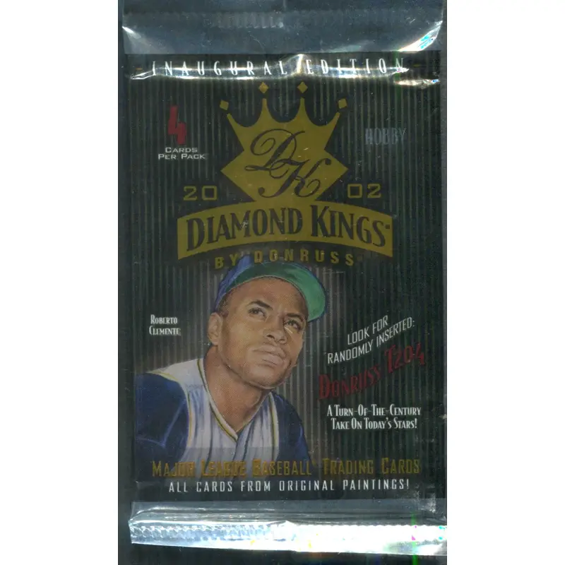 2002 Donruss Diamond Kings Baseball Unopened Pack (Hobby) (4)